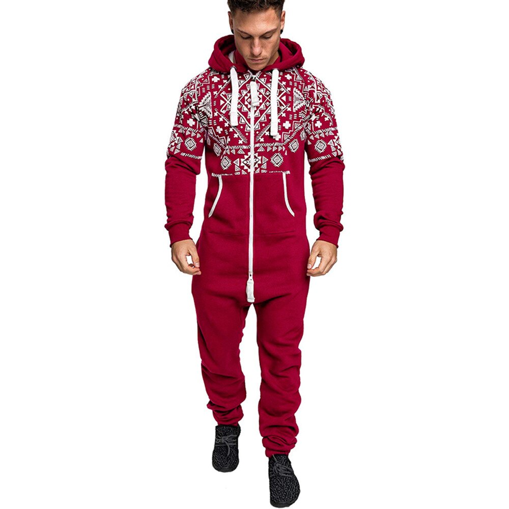 Printed Men's Onesie