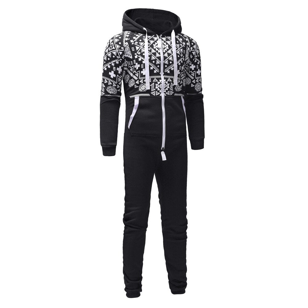 Printed Men's Onesie