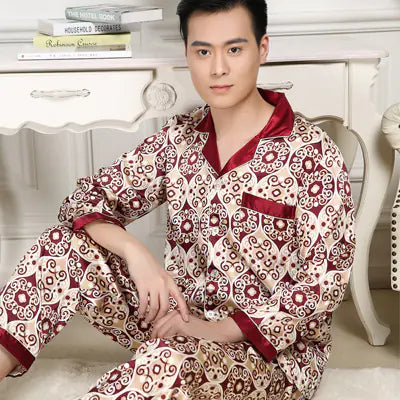 Men's Silk Pants & Short Sleeve Pyjamas