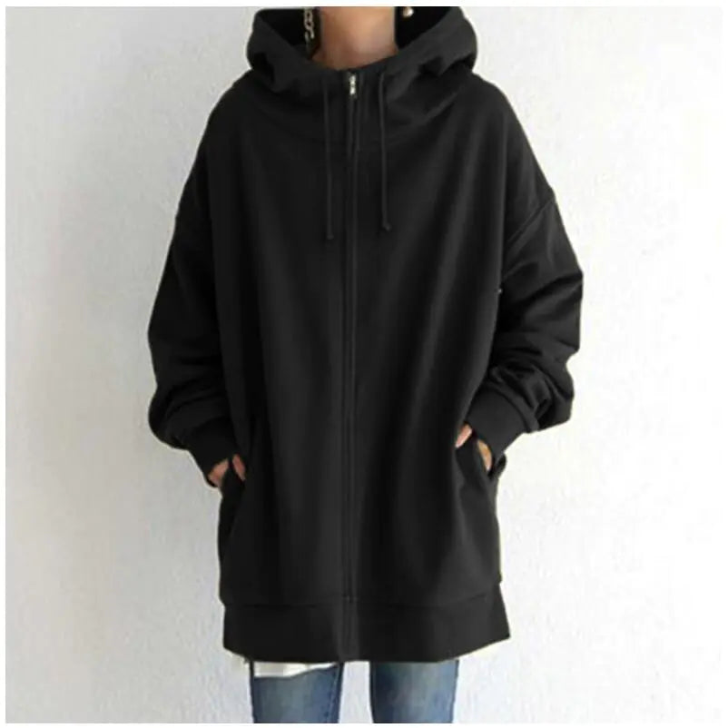 Ladies' Cozy Full-Zip Fleece Hoodie
