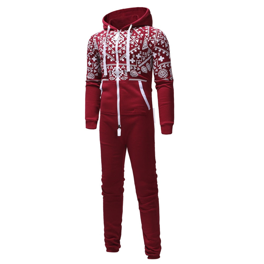 Printed Men's Onesie