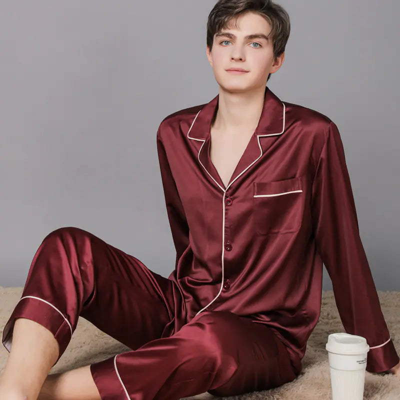 Couples Silk Pyjamas