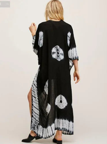 Printed Chiffon Shirt, Cardigan, and Kimono