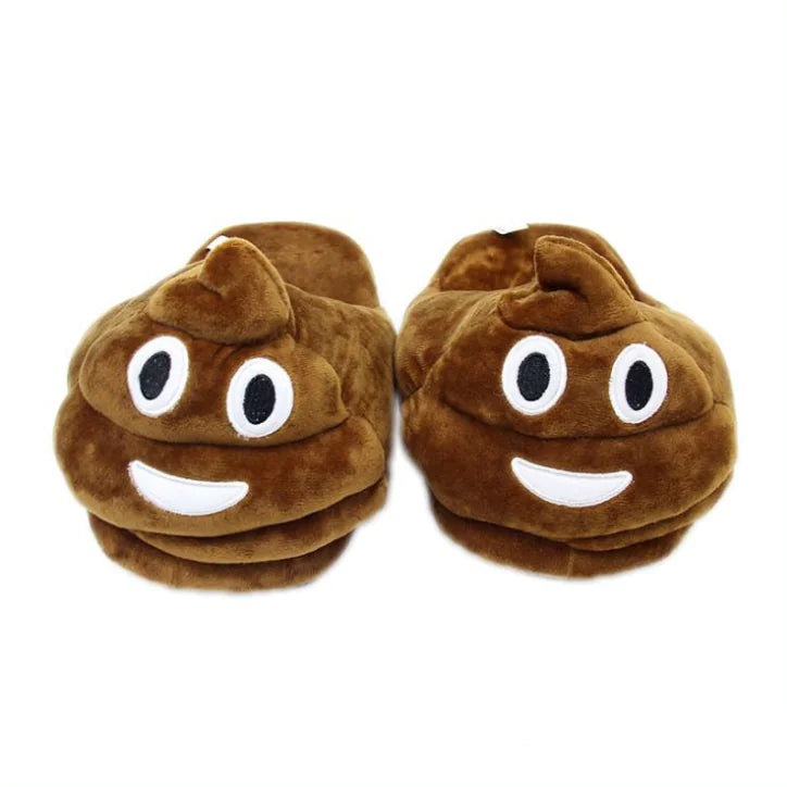 Emoji Fun Turd Slippers