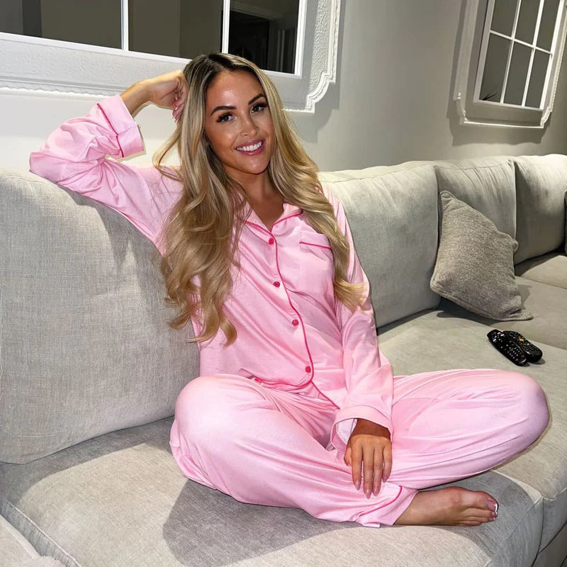 Women's Satin Pyjamas Set
