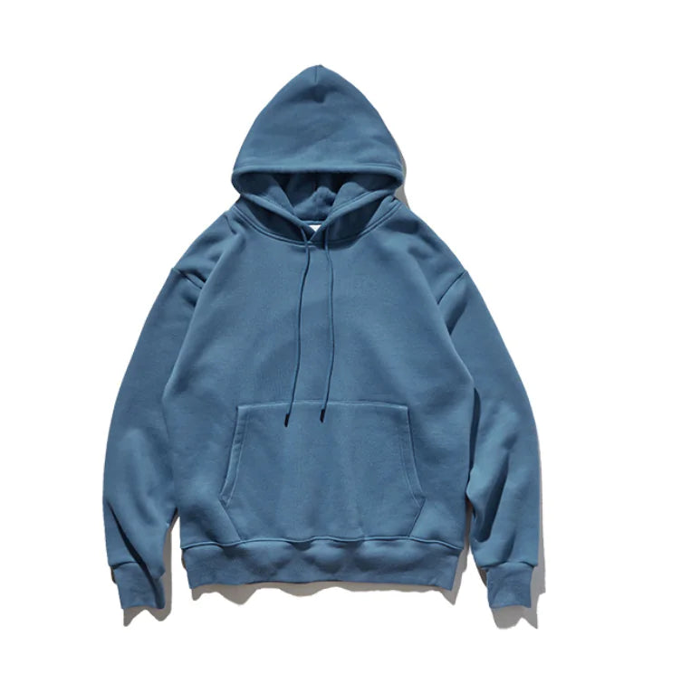 Thick Fleece Oversized Hooded Sweatshirt for Men