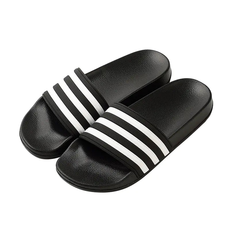 Striped Pool Slippers