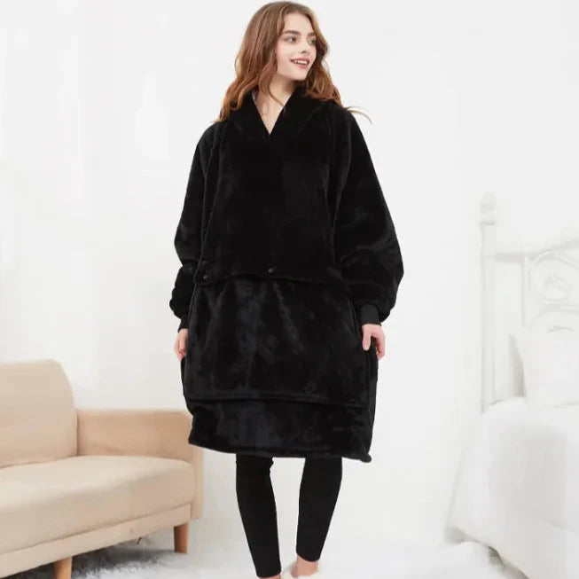 USB Hooded Electric Heating Blanket