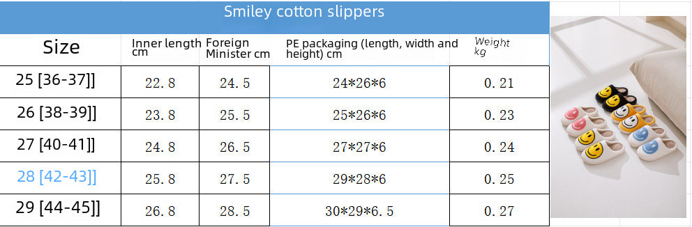 Smiley Slippers