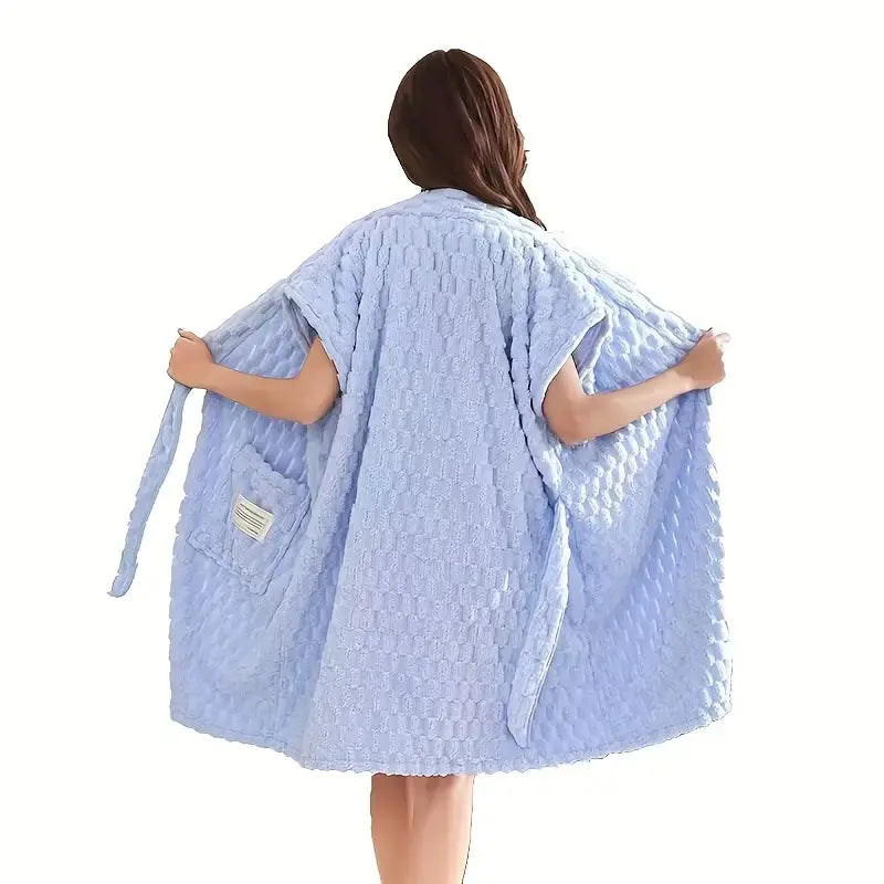 Yunduoge Girls' Absorbent Bath Skirt Robe