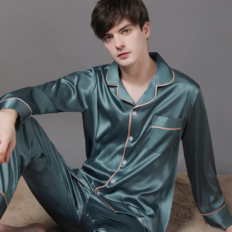 Couples Silk Pyjamas
