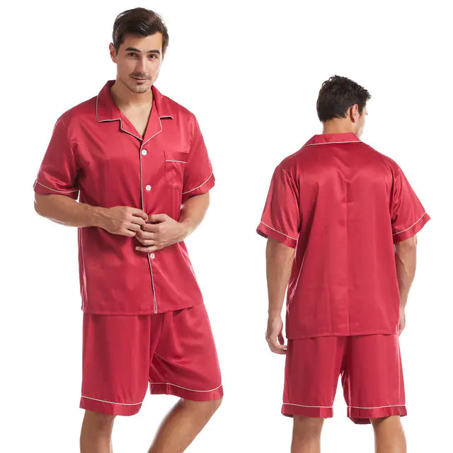 Silk Pajama Set - Short