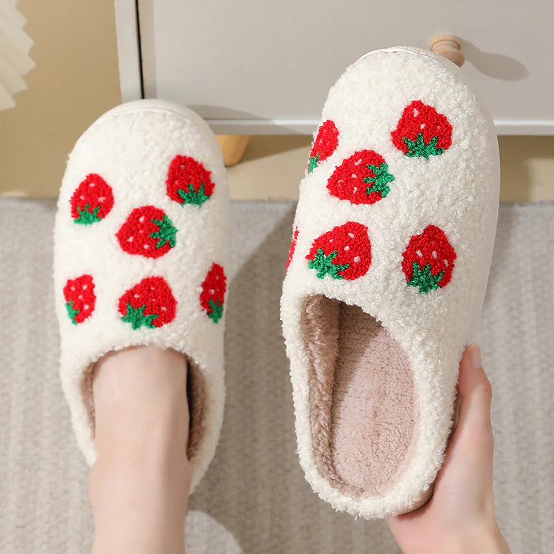 Unisex Playful Fruit Slippers