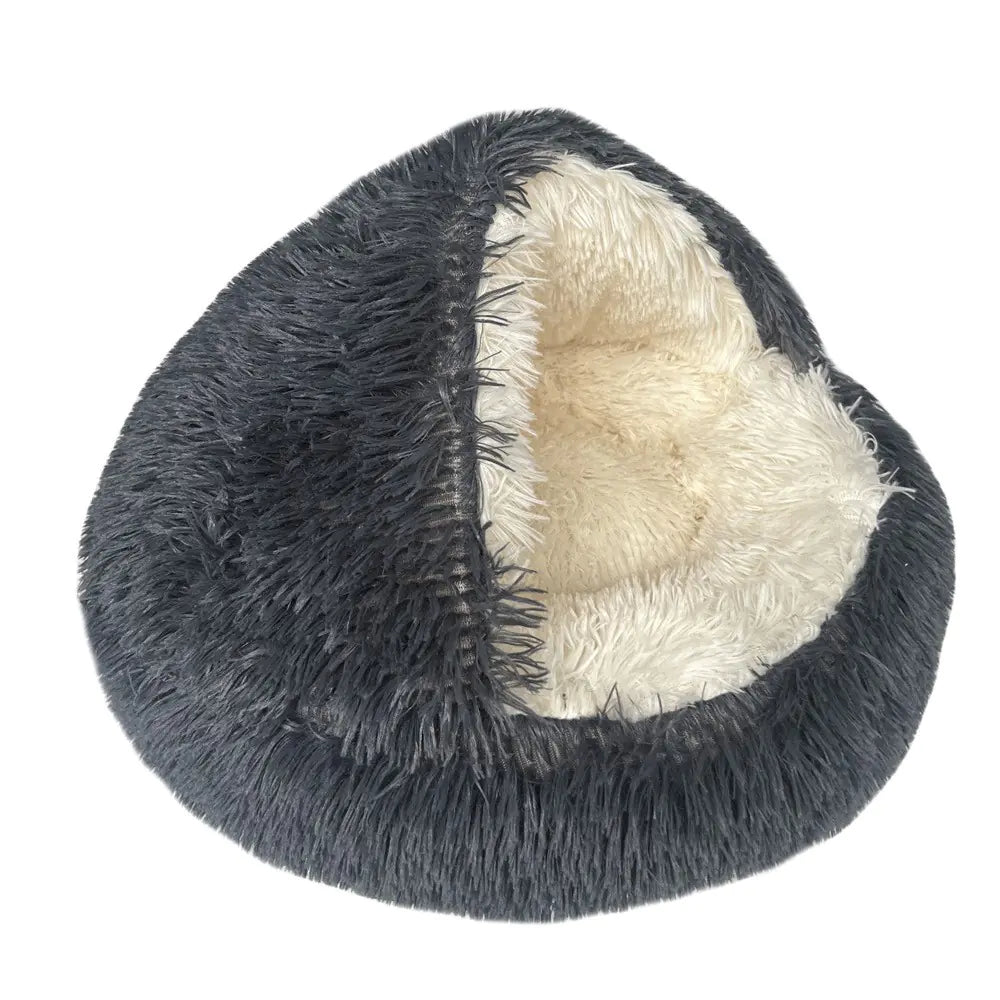 Shell-Shaped Bed for Cats and Dogs