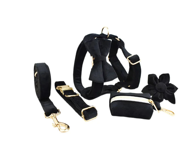 Velvet Fabric Dog Collar