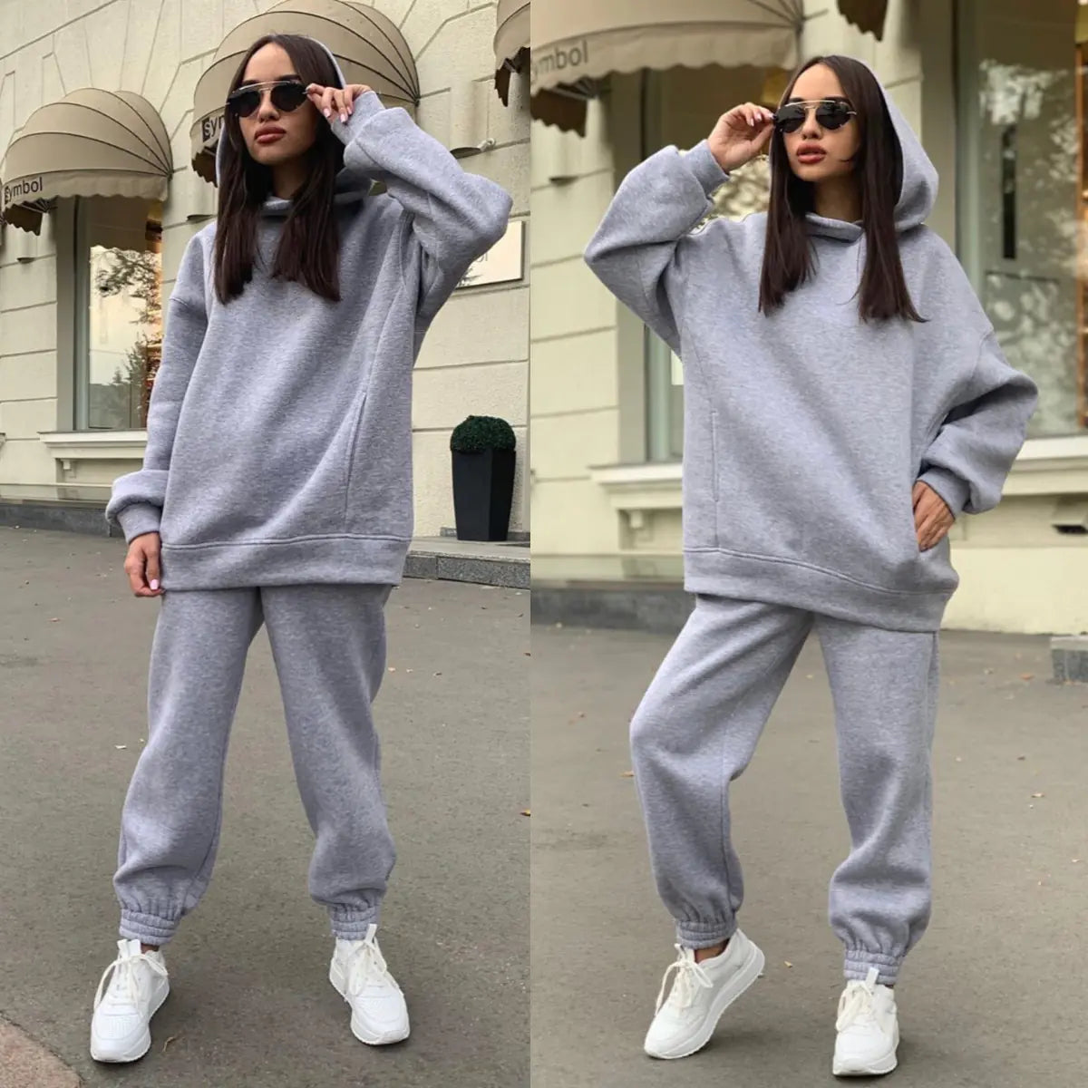 Hoodie & Casual 2-Piece Set