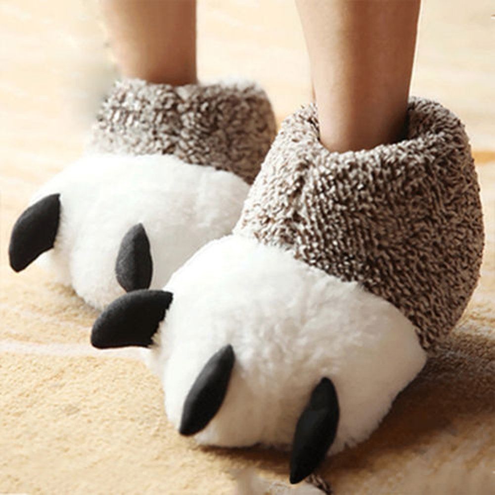 Cute Animal Bag with Plush Slippers Included
