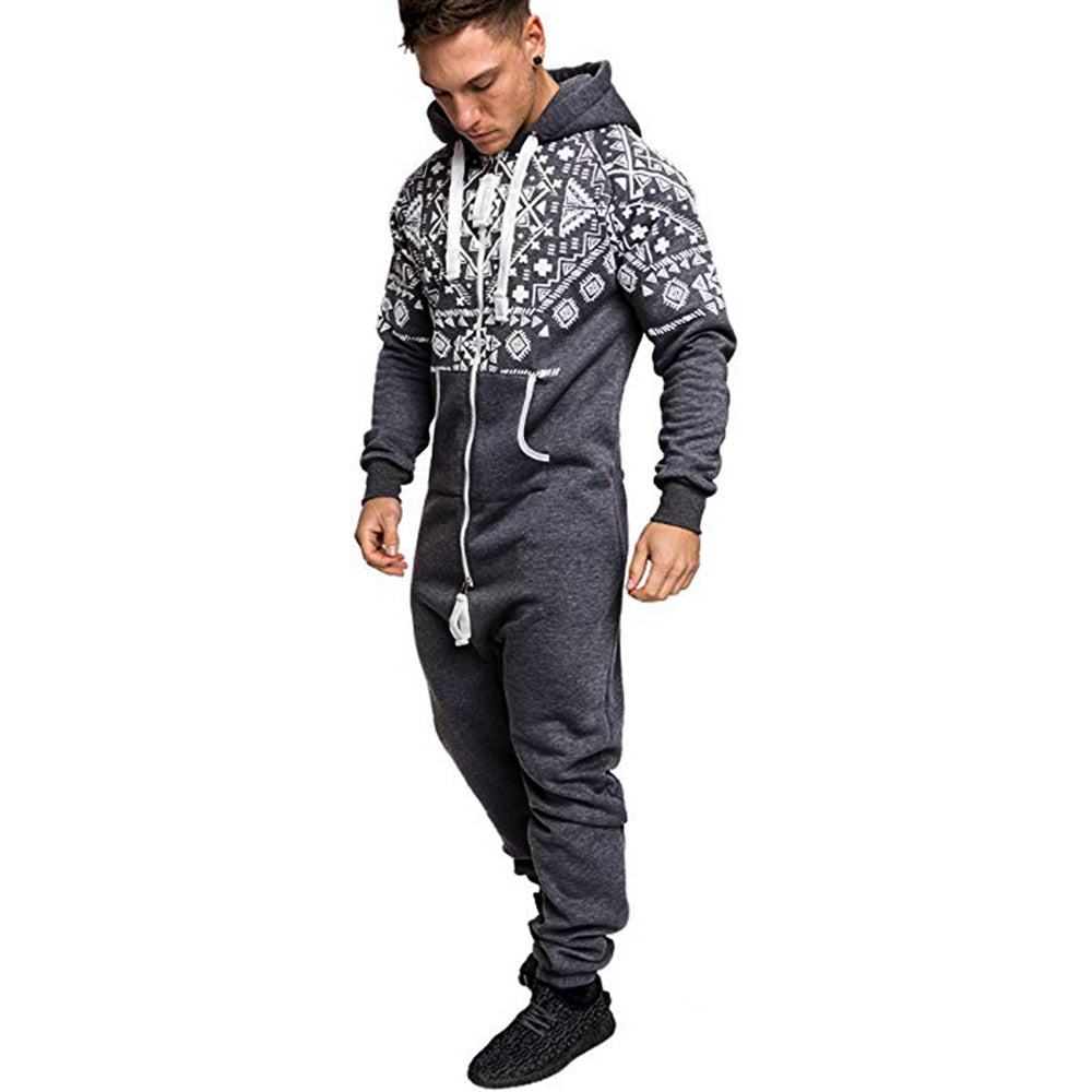 Printed Men's Onesie