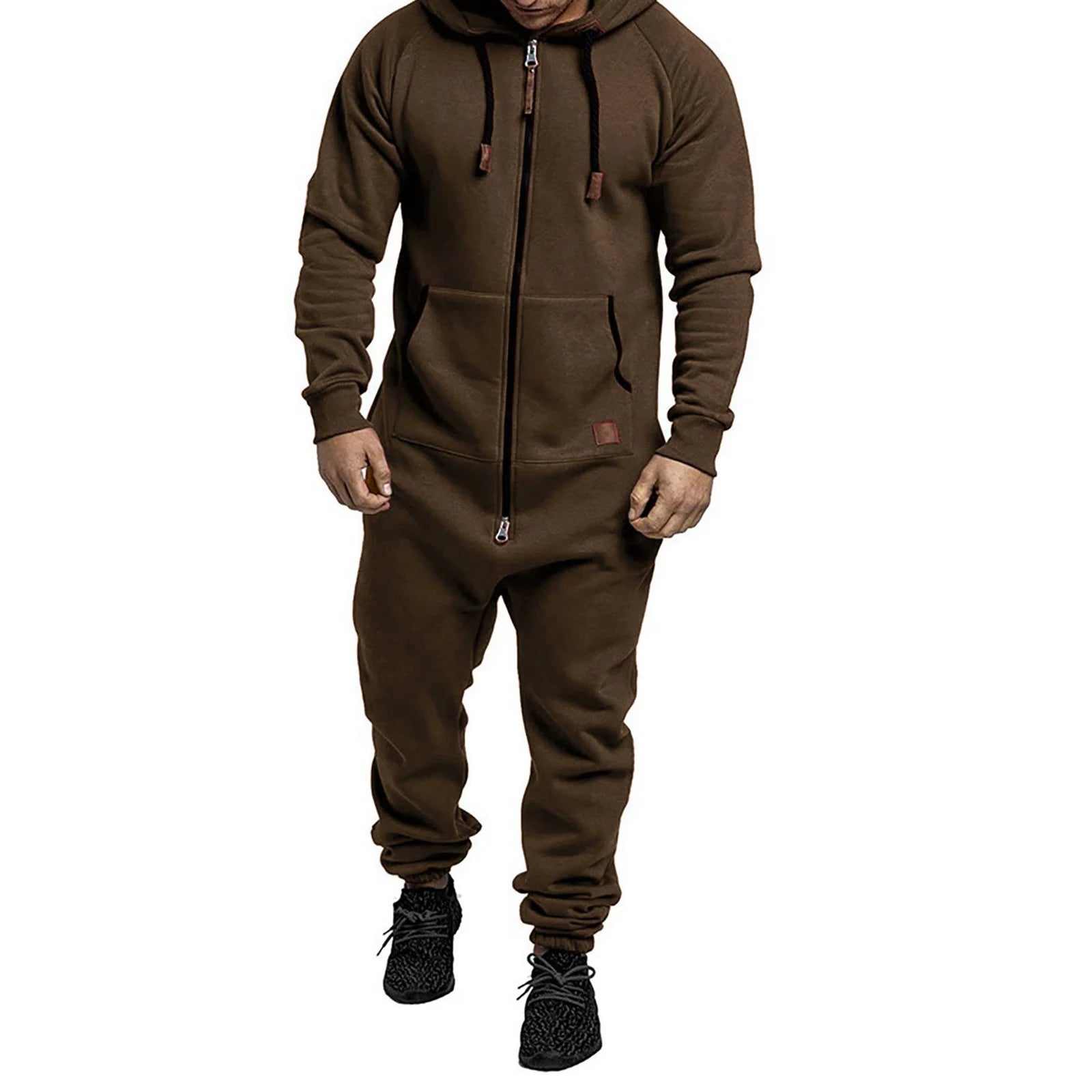 Hoodie Zipper Jumpsuit