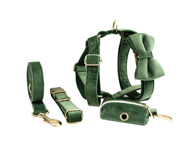 Velvet Fabric Dog Collar