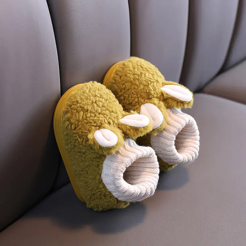 Warm Cotton Kids Slippers