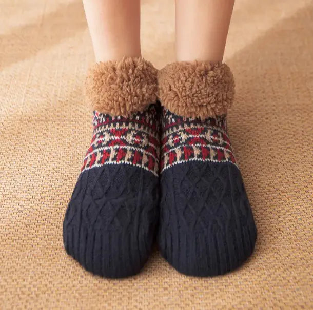 Fur Lined Slipper Socks