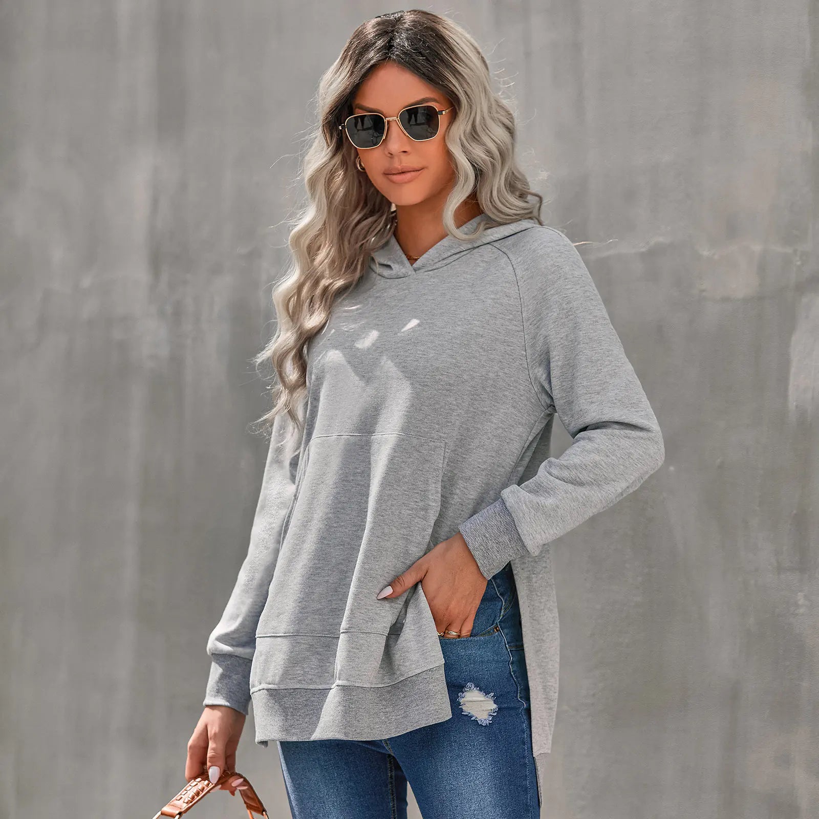 Women's Hooded Pullover Sweatshirt