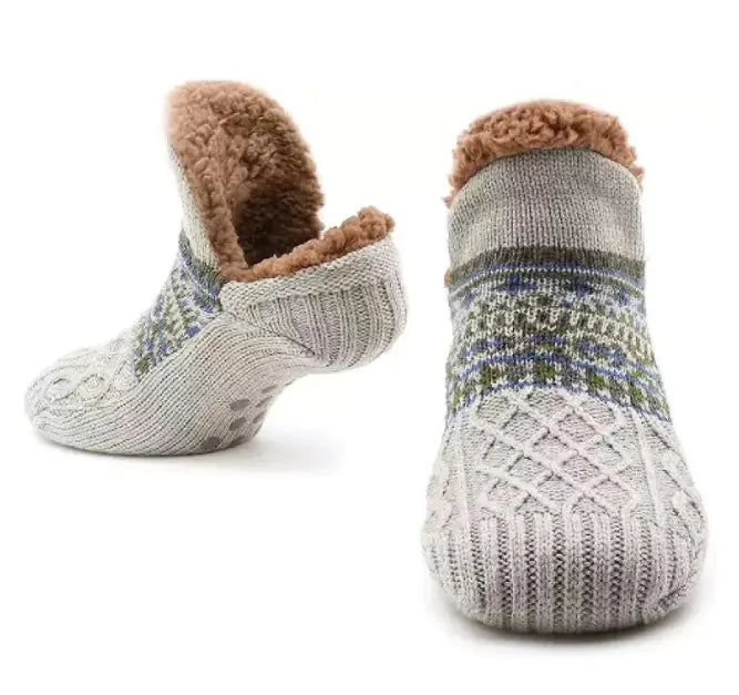 Fur Lined Slipper Socks