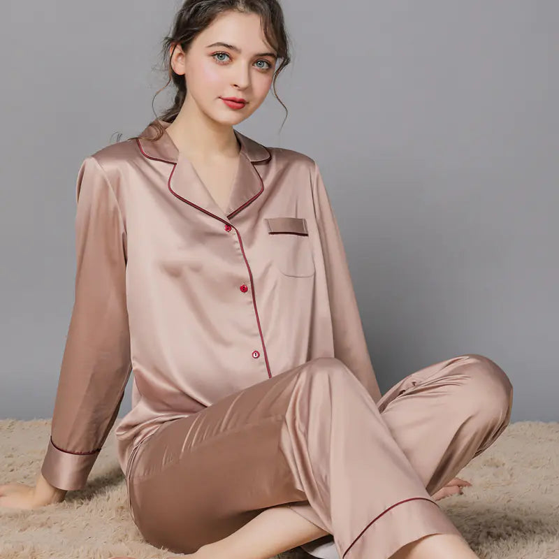 Couples Silk Pyjamas