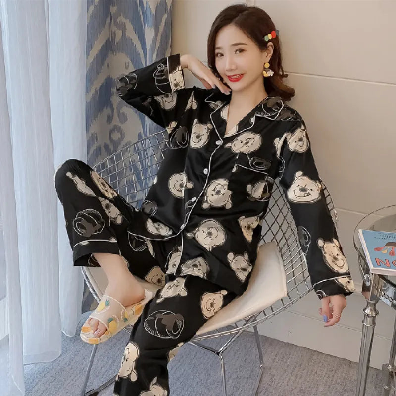 Women’s Ice Silk Pajama Set