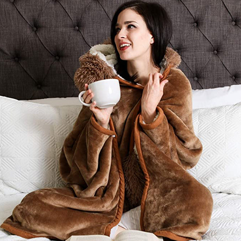 hooded blanket