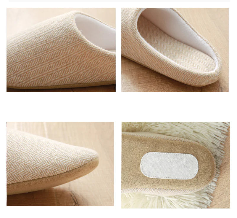 Men's Cotton-Linen Slippers