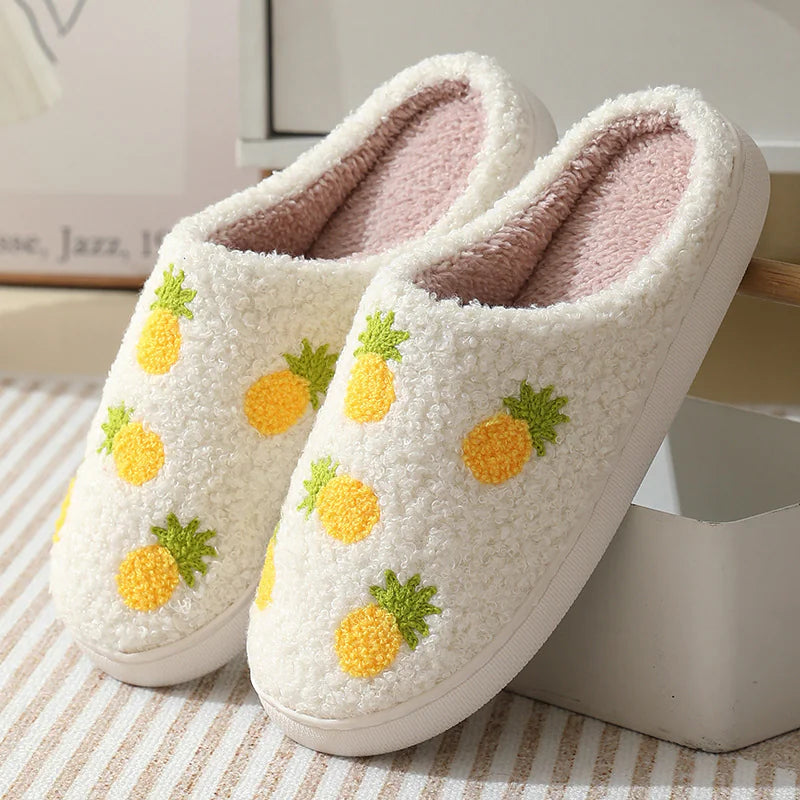 Unisex Playful Fruit Slippers