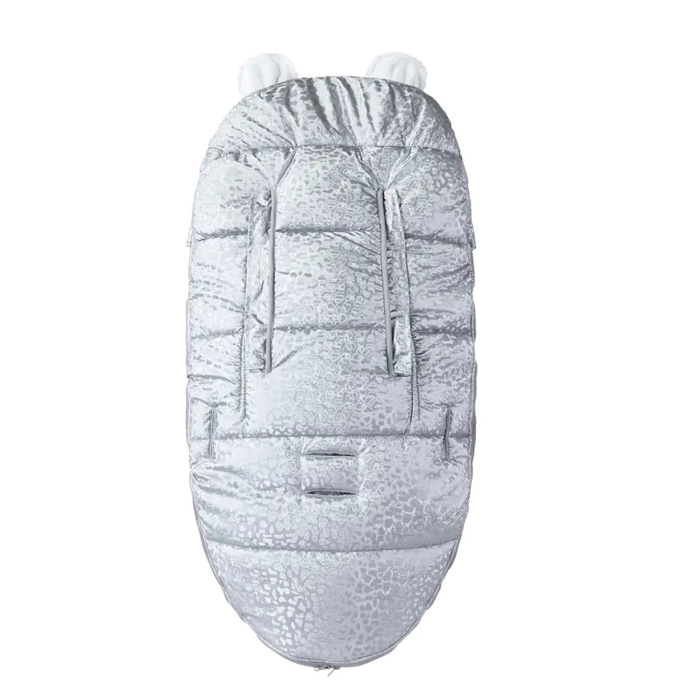 Thickened Fleece Baby Sleeping Bag with Fur Collar