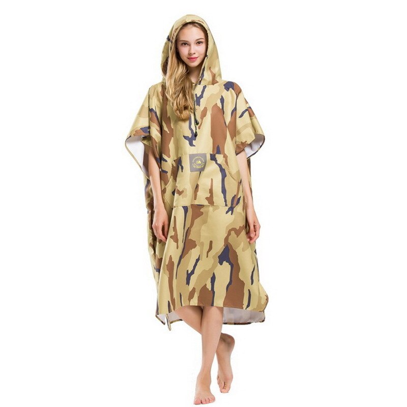 Unisex Quick-Dry Beach Bathrobe