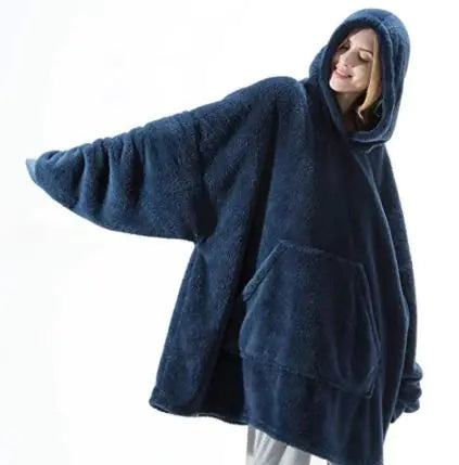 Big Pocket Hooded Blanket