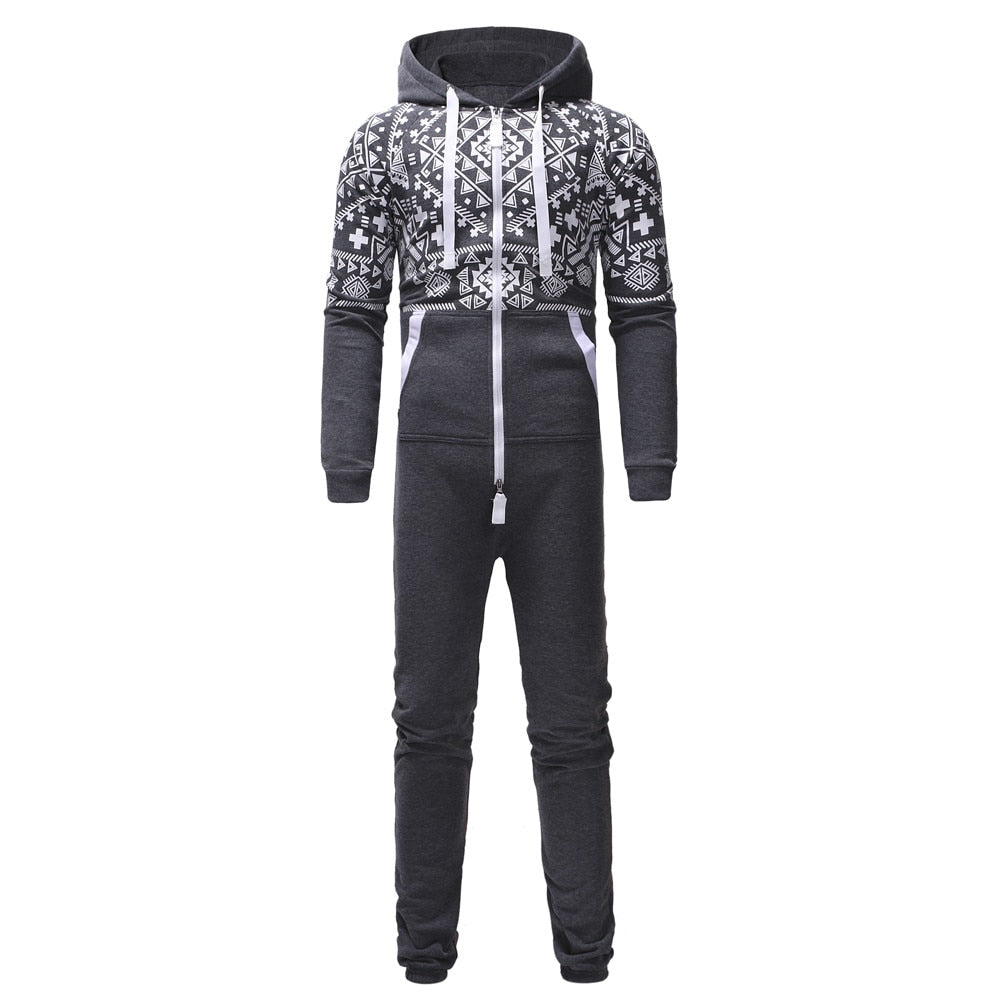 Printed Men's Onesie
