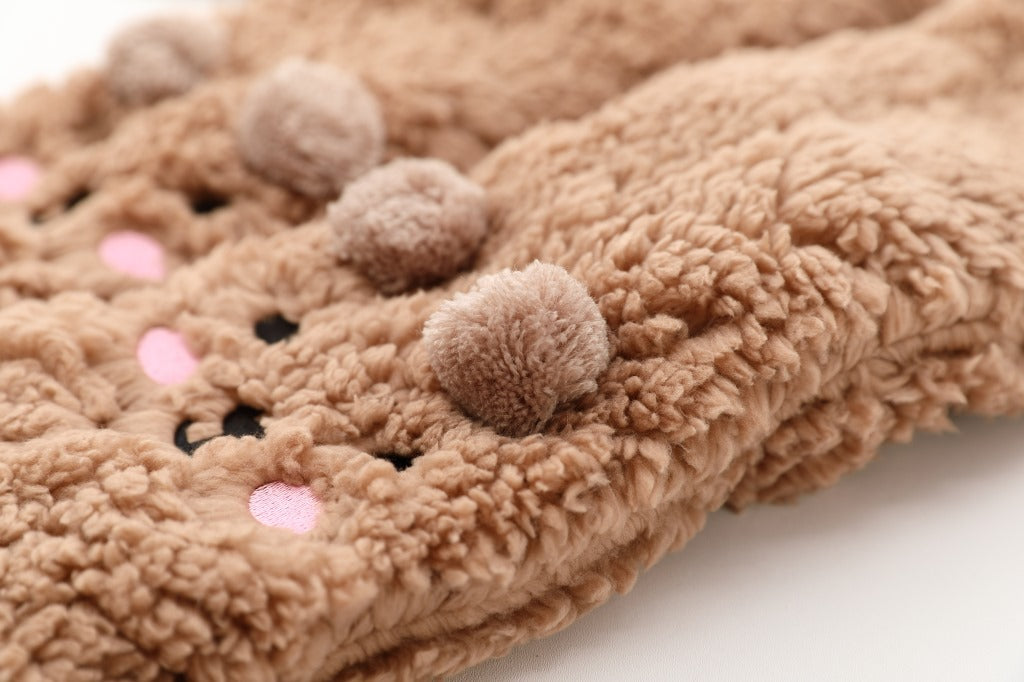 Cartoon Lambswool Anti-Slip Socks