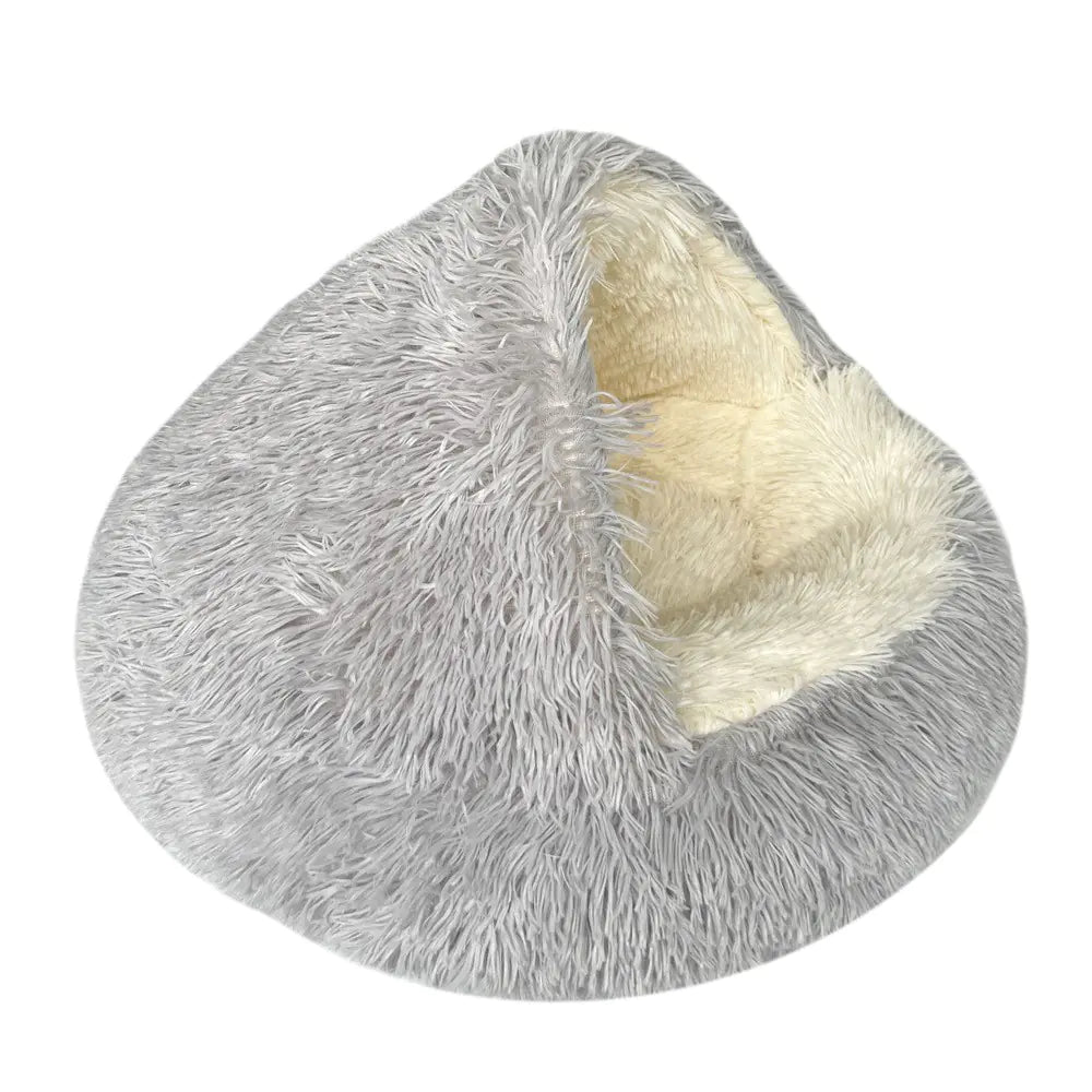 Shell-Shaped Bed for Cats and Dogs