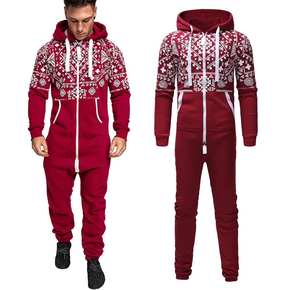Printed Men's Onesie