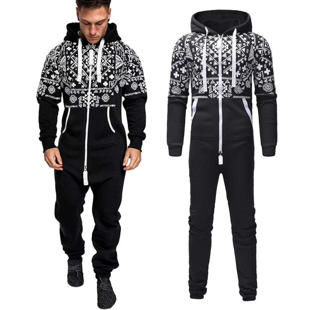 Printed Men's Onesie