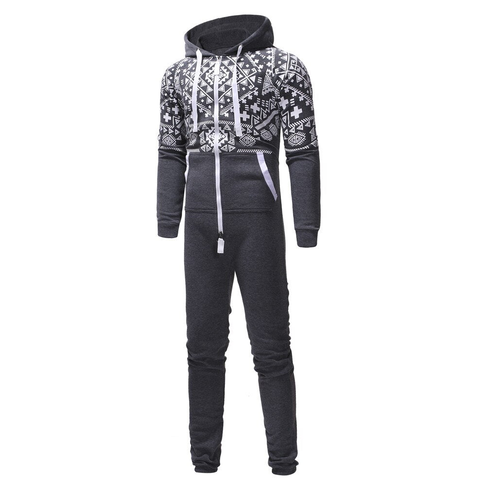 Printed Men's Onesie