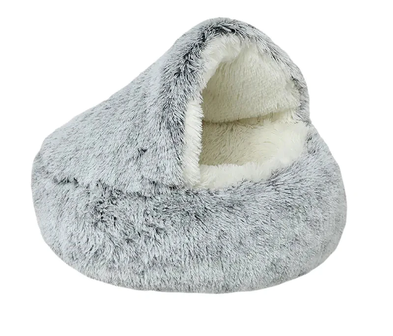 Shell-Shaped Bed for Cats and Dogs