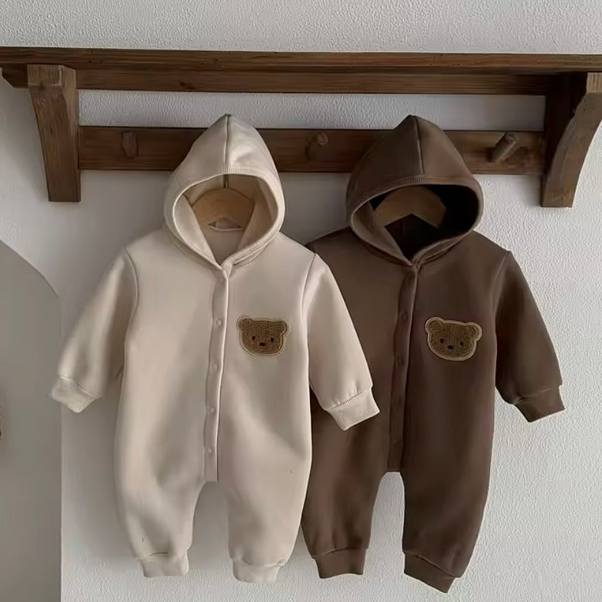 Winter Hooded Onesie for Infants