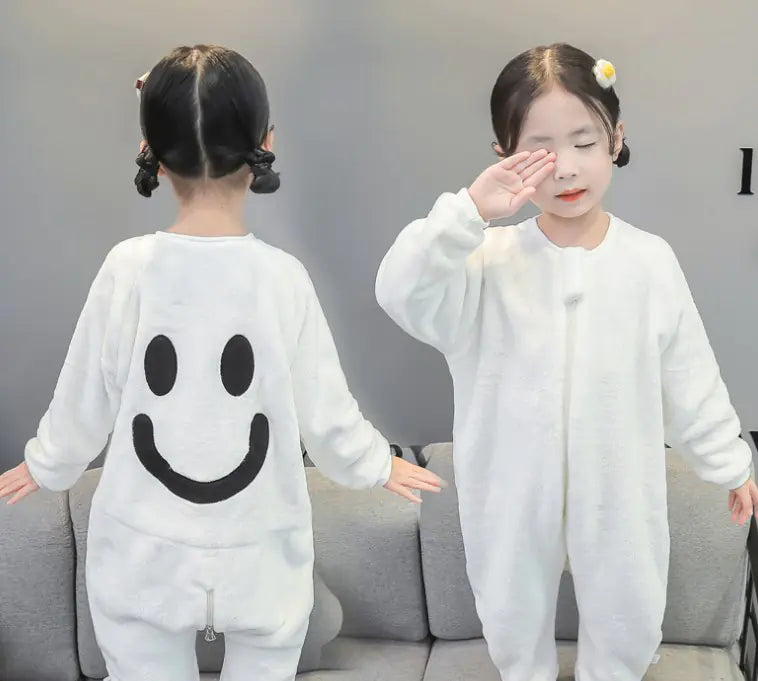 Coral Fleece Baby Sleep Suit