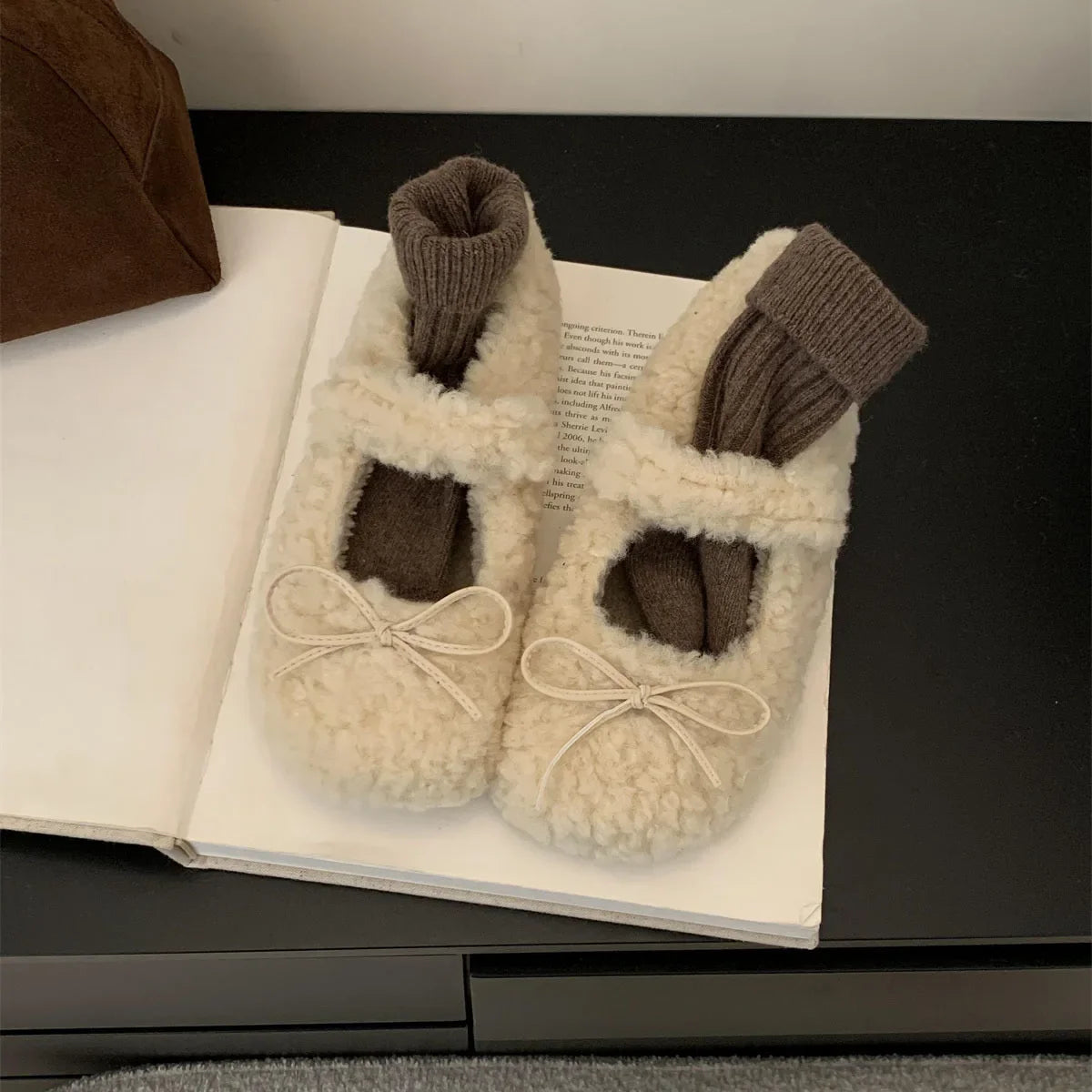 Fur Lined Ballet Flats