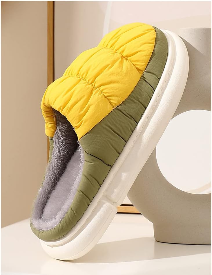 Men's Two-Tone Quilted Slipper