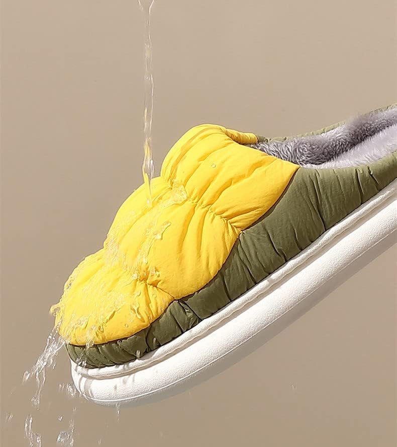 Men's Two-Tone Quilted Slipper