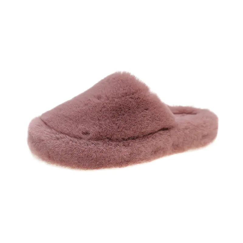 Ladies Plush Dress Slippers