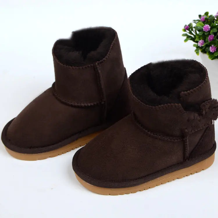 Kids' Sheepskin Snow Boots
